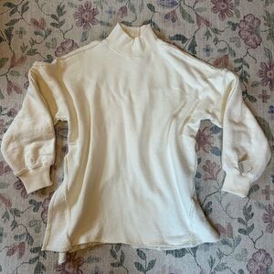Free People Ivory Knit Sweater